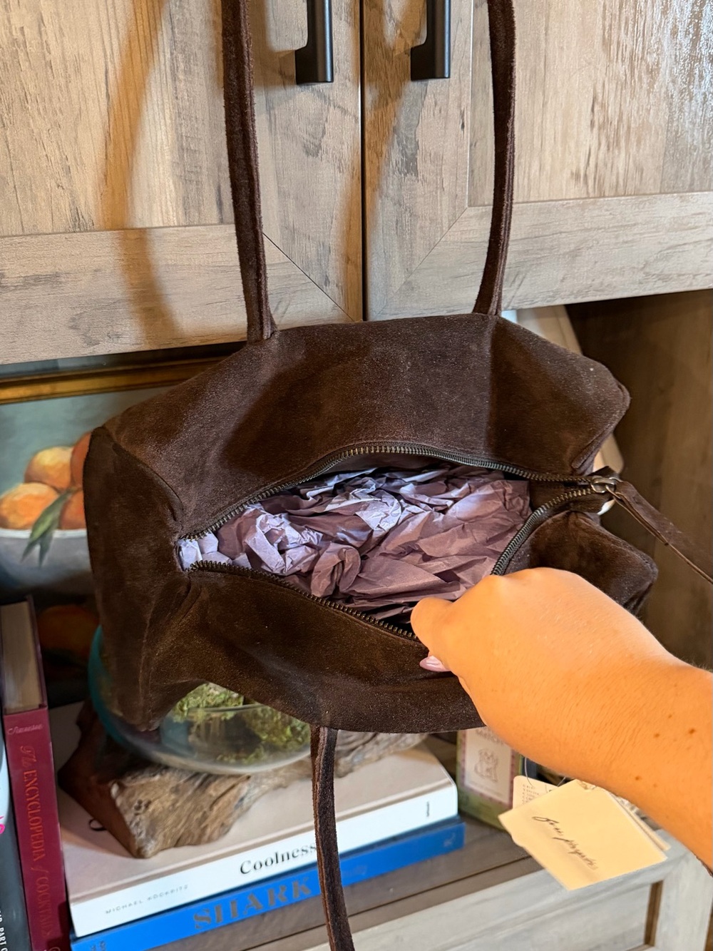 Free People Brown Suede Shoulder Bag - Picture 5 of 5